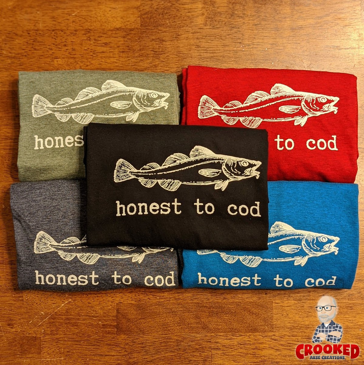 CrookedArseNL's tweet photo. Honest to Cod, b'ys. Check out these deadly ol' shirts. Fresh off the press!
Definitely one of my favourites!
#honesttocod #cod #newfoundland #labrador #shoplocalnl #buylocalnl https://t.co/9BjgC0owro