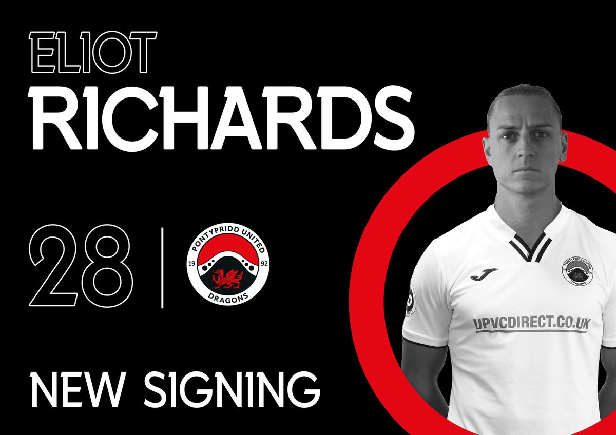 Pontypridd United Men (@pontyunitedm) on Twitter photo ๐จ ๐๐๐ ๐๐๐๐๐๐๐ ๐๐๐๐๐ ๐จ
<a href="/Eliot_Richards/">Eliot Richards</a> ๐
โI am glad to be joining Pontypridd United & I am looking forward to a new challenge of playing in the Cymru Premier. Hopefully I have a successful time here by helping the club achieve its goals.โ
#WeAreUnited #OneClub ๐จ ๐๐๐ ๐๐๐๐๐๐๐ ๐๐๐๐๐ ๐จ
<a href="/Eliot_Richards/">Eliot Richards</a> ๐
โI am glad to be joining Pontypridd United & I am looking forward to a new challenge of playing in the Cymru Premier. Hopefully I have a successful time here by helping the club achieve its goals.โ
#WeAreUnited #OneClub