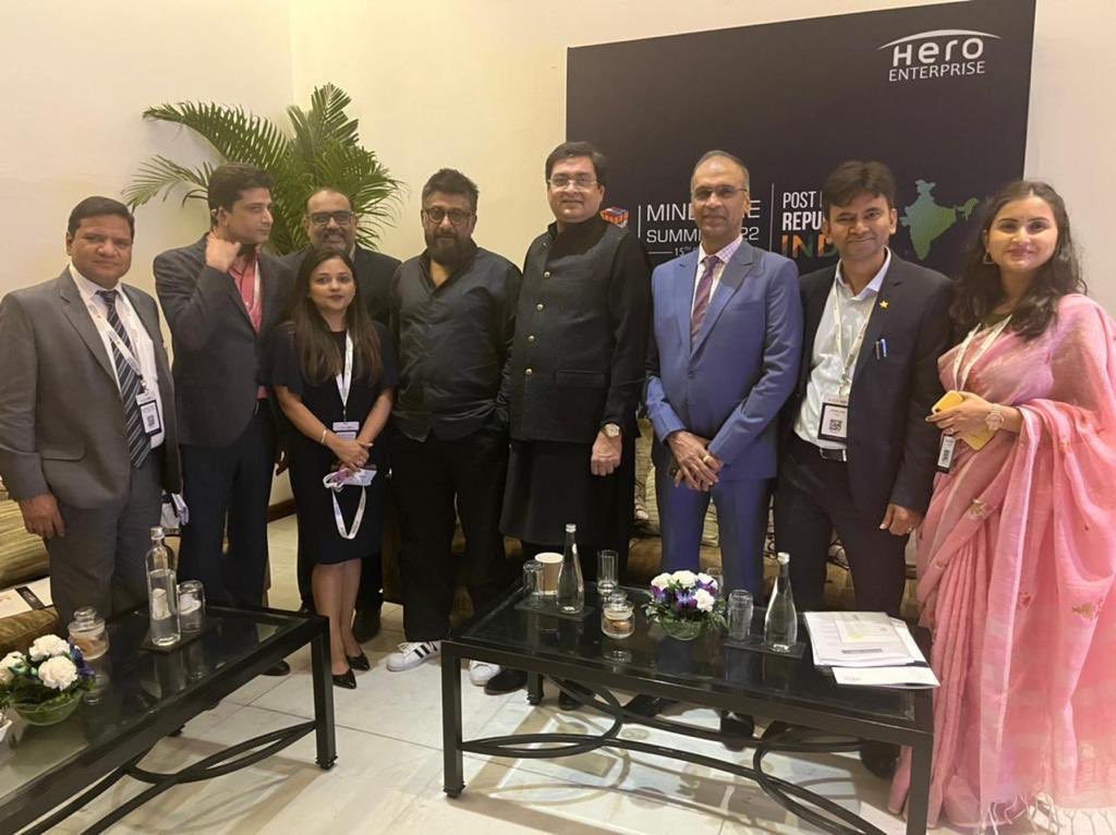 A panel discussion can only be as good as the panelists.Lucky to have moderated a panel discussion on OTT vs. BigScreen in Delhi @ HeroGroup’s MindmineSummit on 13th at HyattRegency with KamalGianchandani (MAI president), writer-director RumyJafry &filmmaker VivekRanjanAgnihotri.