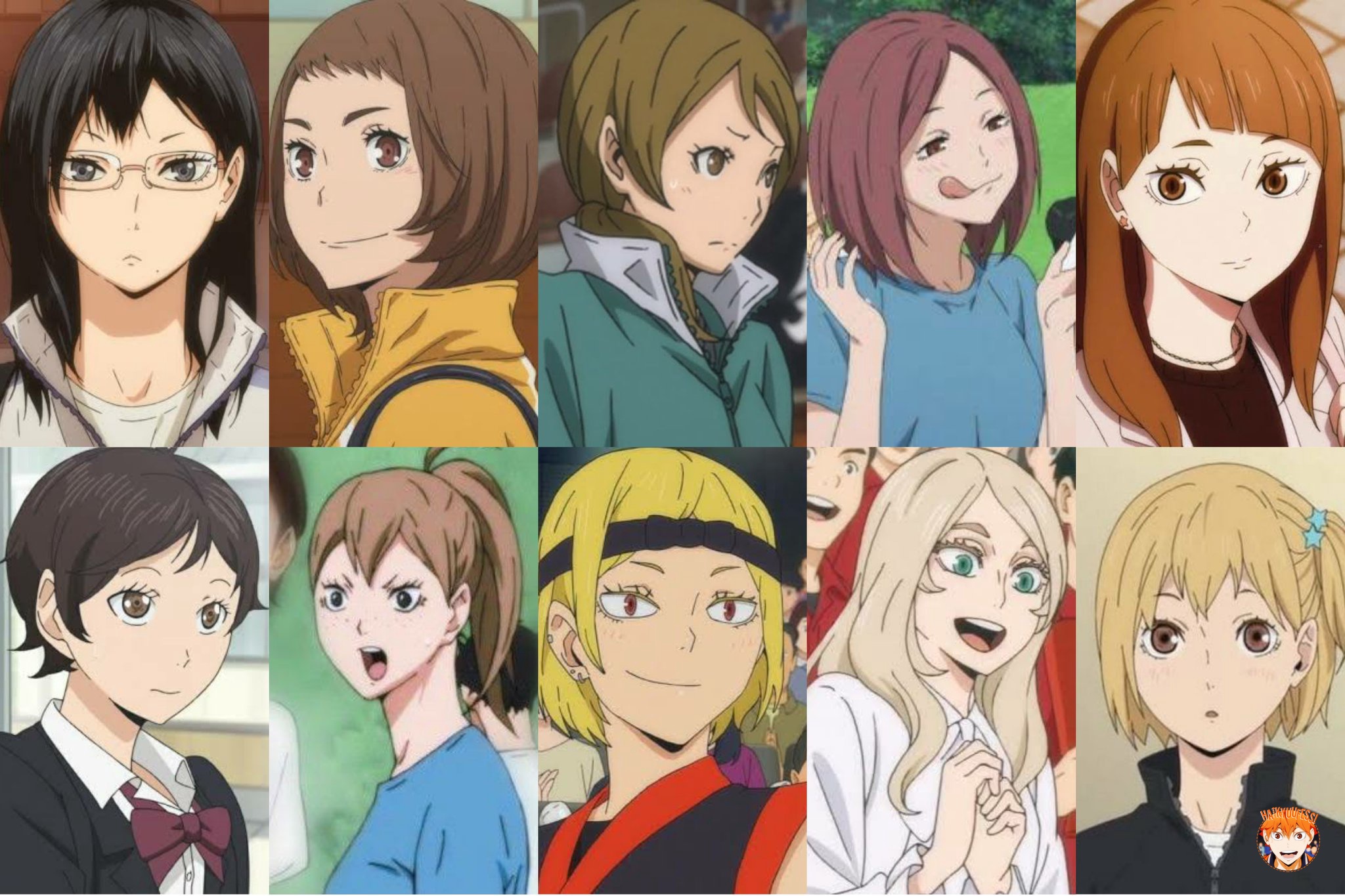 HAIKYUU CHARACTERS AS GIRLS