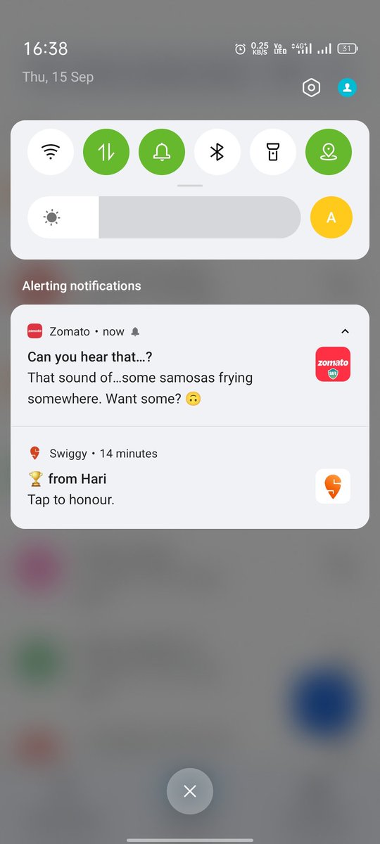iamHSG29's tweet photo. @Swiggy @zomato 🤷🏽 https://t.co/b6n4TahGpT
