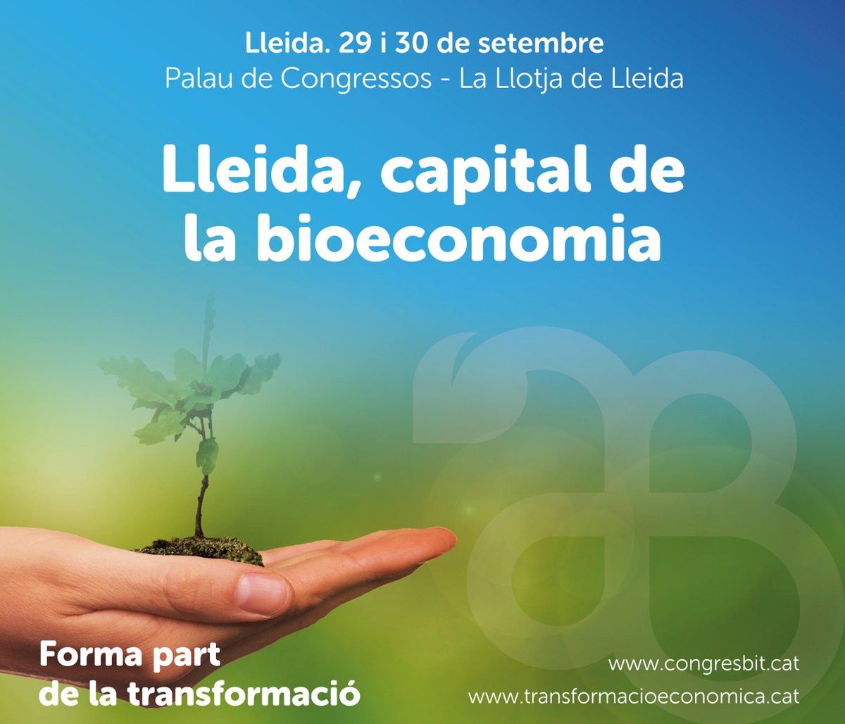 AgrotechUPC (@agrotechupc) on Twitter photo Participarem en el <a href="/congresBIT/">4t Congrés BIT - Edició Vic</a> i el BITExpo, en el marc de la Fira Agrícola de Sant Miquel, transferint el coneixement de la <a href="/la_UPC/">Universitat Politècnica de Catalunya (UPC)</a> en l'àmbit de la #Bioeconomia
👉obtenció de biomaterials, bioproductes i bioenergia a partir dels residus agrícoles Participarem en el <a href="/congresBIT/">4t Congrés BIT - Edició Vic</a> i el BITExpo, en el marc de la Fira Agrícola de Sant Miquel, transferint el coneixement de la <a href="/la_UPC/">Universitat Politècnica de Catalunya (UPC)</a> en l'àmbit de la #Bioeconomia
👉obtenció de biomaterials, bioproductes i bioenergia a partir dels residus agrícoles