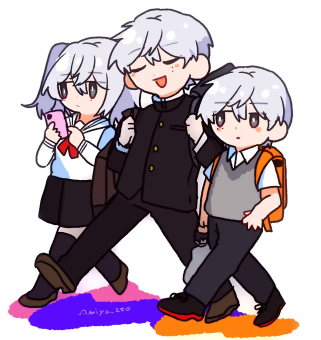 中野聡と妹と弟 
