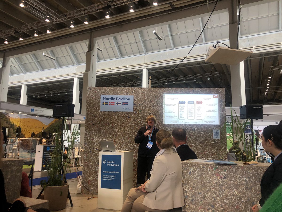 Thank you for the excellent presentations in our lunch seminar presenting solutions of 'Nordic Urban Resilience'!🙌🏽

Read more about the presentations by Airwatergreen, DRIZZLE, Baerum Utility/Innovann, HIAS how2O, Oslo Utility, WastPan and VTT Finland via nordicwwce2022.com