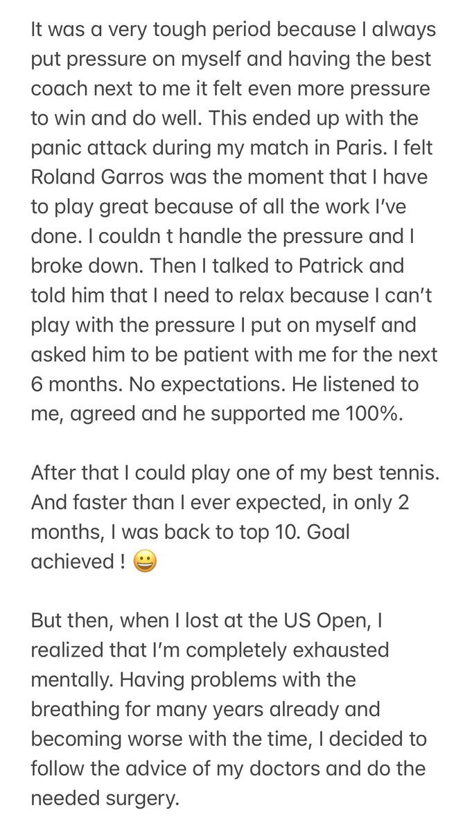 Simona Halep tweet media