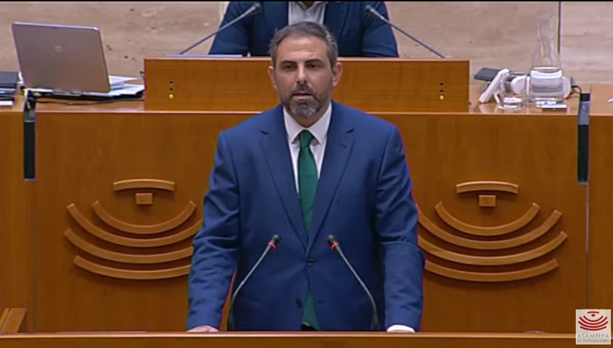 Interviene diputado Joaquín Prieto en el turno de fijación de posiciones por el <a href="/GpoParlCsExt/">Grupo Parlamentario Ciudadanos Extremadura</a>