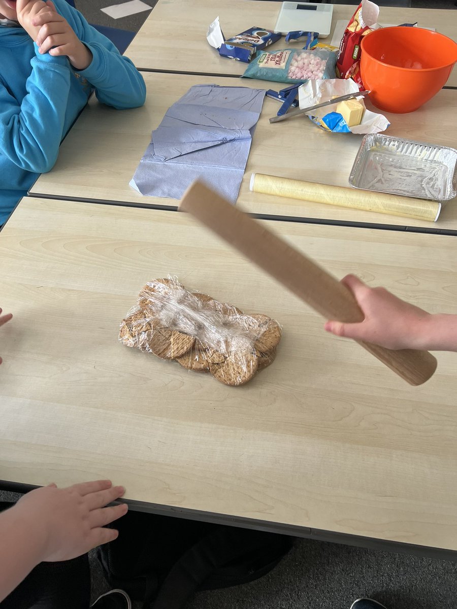 EmsleyMiss's tweet photo. Here are some thoughts from P7:

“It was fun but we need to continue practising our teamwork” - F.A

“The smells of all the sweets was a bit sickly” - E.K

“It was tempting to eat the chocolate” - P.S

“I enjoyed dipping the Oreos in chocolate” - L.R

“It made me hungry” - L.K https://t.co/Cs0ayN0Azk