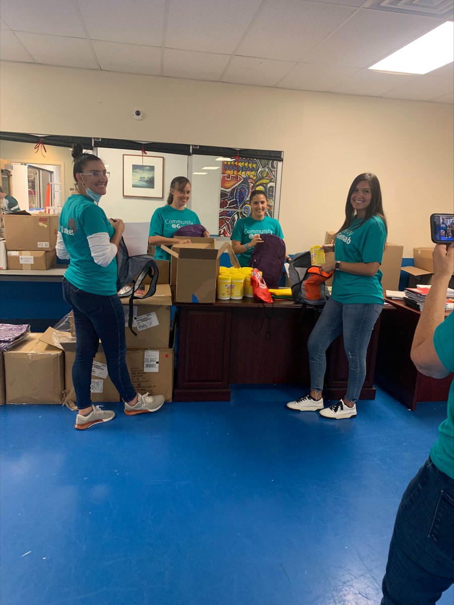 BGCmercer's tweet photo. Kick-off Fall Programs. GenMab primed a wall for a mural in game room, added new backsplash in our Art & STEM room, packed book bags w/school supplies & celebrated with kids pizza party! Thank you #CommunityAtGenmab Corporate Caring Day? Email anwankwo@bgcmercer.org https://t.co/CESafLsyFP