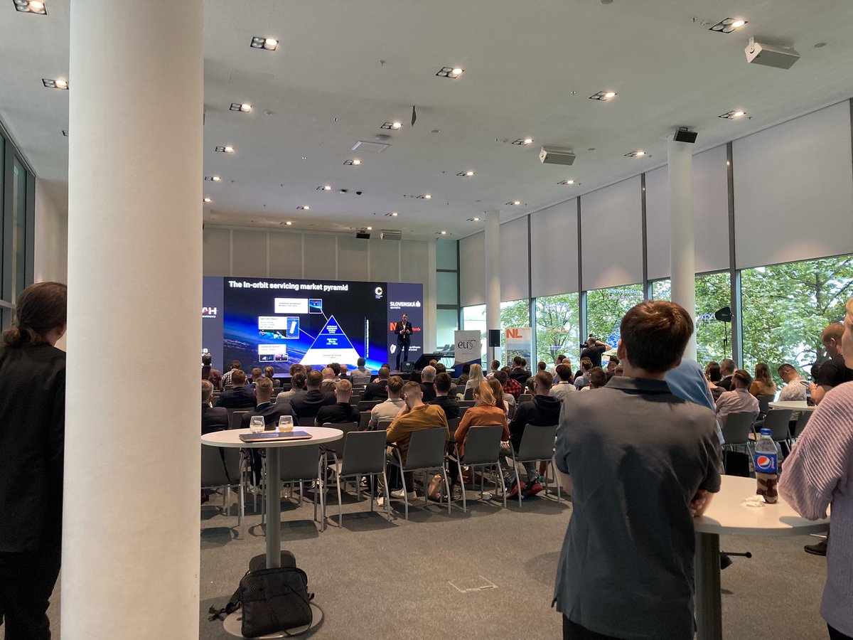 ivanahuckova's tweet photo. Today is all about space! 🧑‍🚀🚀 I am at @VytahConf learning about how space data can be used across  various industries. Did you know that 🛰 data can be used to learn about🐧 colonies? Or help to fight illegal deforestation 🌲? Or assess stability of 🏢 to prevent their collapse? https://t.co/uKv7w88JUM