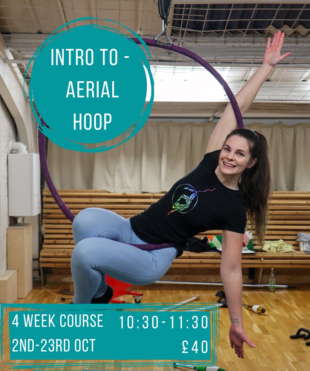 YorkshireCircus's tweet photo. Tickets sold fast! Due to popularity, we have launched a second set of workshops for intro to aerial hoop. Any and all abilities welcome, for more info or to book your place click the link below!

https://t.co/Tr9NeCgWHA https://t.co/bw7ABSpoJL