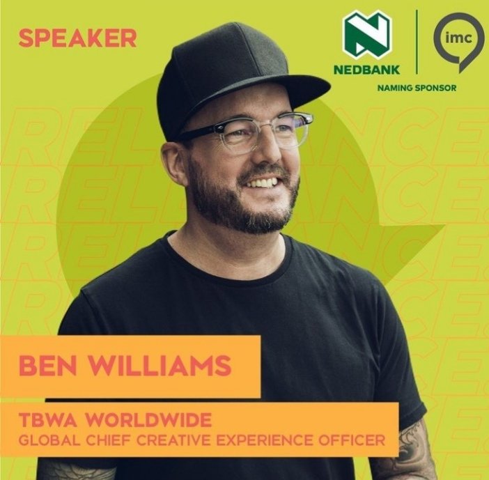 Dreveslab's tweet photo. 🔵Speaker : @bjw77 |Global Chief Creative Experience Officer TBWA Worldwide @TBWA 

🔵Topic:
Opening the aperture of creativity :Staying Relevant in a modern world. https://t.co/qBGUqgx2V4