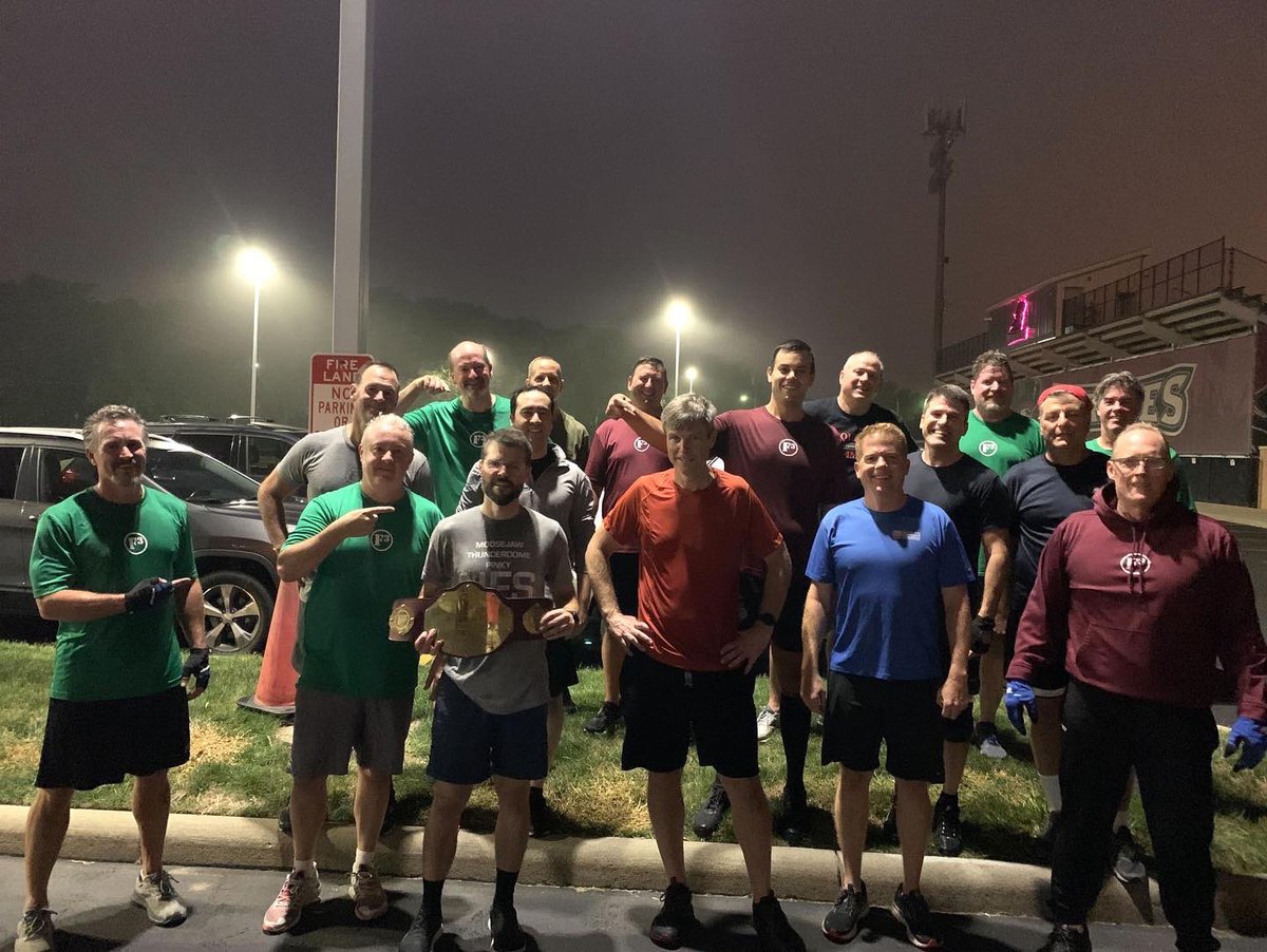 F3Cleveland's tweet photo. Yesterday, Pinky came out of “retirement” to claim the September Belt Challenge! 

And in pic #2, Strickland and Pinkman were too exhausted to smile. Which is normal for a Pinkman Q… 

#WildCardWednesday #TheBonusTrack #f3nation https://t.co/8pBGbEl35y