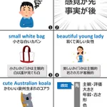 教科書に載せてほしい!英文での形容詞の並べ方!