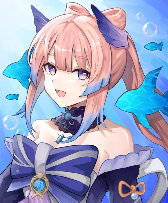 珊瑚宮心海 #珊瑚宮心海イラストコンテスト#Genshinlmpact  #原神 