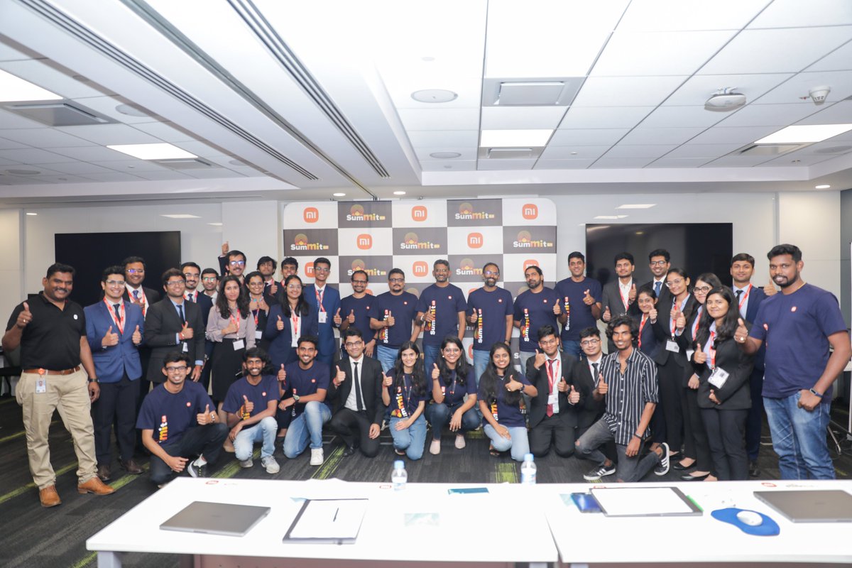 hawkeye's tweet photo. π’π’π’
Aaaannnd @XiaomiIndia #MiSummit 4.0 comes to a close
5500+ teams ... down to the final 12 and the winners are ...
Congratulations to:
1β£π Team 'Wingers' - @IIM_Calcutta
2β£π₯ Team 'Please Find Attached' - @XLRIJamshedpur
Cash, Goodies & Pre-placement interviews won https://t.co/0bwoRZf8IF