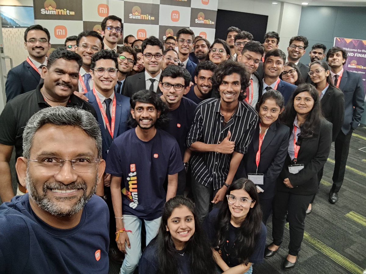 hawkeye's tweet photo. π’π’π’
Aaaannnd @XiaomiIndia #MiSummit 4.0 comes to a close
5500+ teams ... down to the final 12 and the winners are ...
Congratulations to:
1β£π Team 'Wingers' - @IIM_Calcutta
2β£π₯ Team 'Please Find Attached' - @XLRIJamshedpur
Cash, Goodies & Pre-placement interviews won https://t.co/0bwoRZf8IF