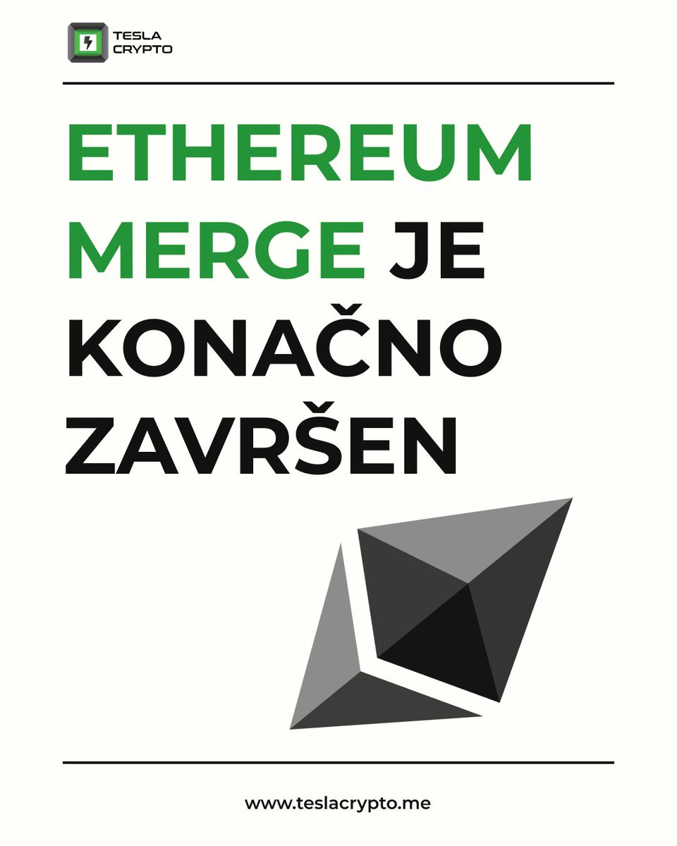 TCryptocap's tweet photo. Ethereum Merge je konačno završen!
⬇️⬇️⬇️
Kripto menjačnica sa najboljim uslovima u Srbiji i regionu! Kupovina i prodaja kriptovaluta uz 1% provizije!
https://t.co/XhlMM36oQN
#kriptovalute #kripto #kriptobeograd #beograd #btc #bitcoin #TeslaCrypto #ethereum #eth https://t.co/b5DfId80gJ