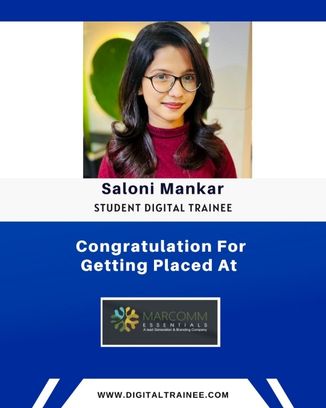 _Digitaltrainee's tweet photo. Our Digital Marketing Trainee Saloni Mankar got placed at Marcomm Essentials as a Digital Marketing Executive.
We congratulate you on the new job!😃👍
-
View our placements
👉 https://t.co/g07ZL7kB5V
-
#placement #digitalmarketing #digitaltrainee #bestdigitalmarketingcourses https://t.co/C8GWcrmZmi