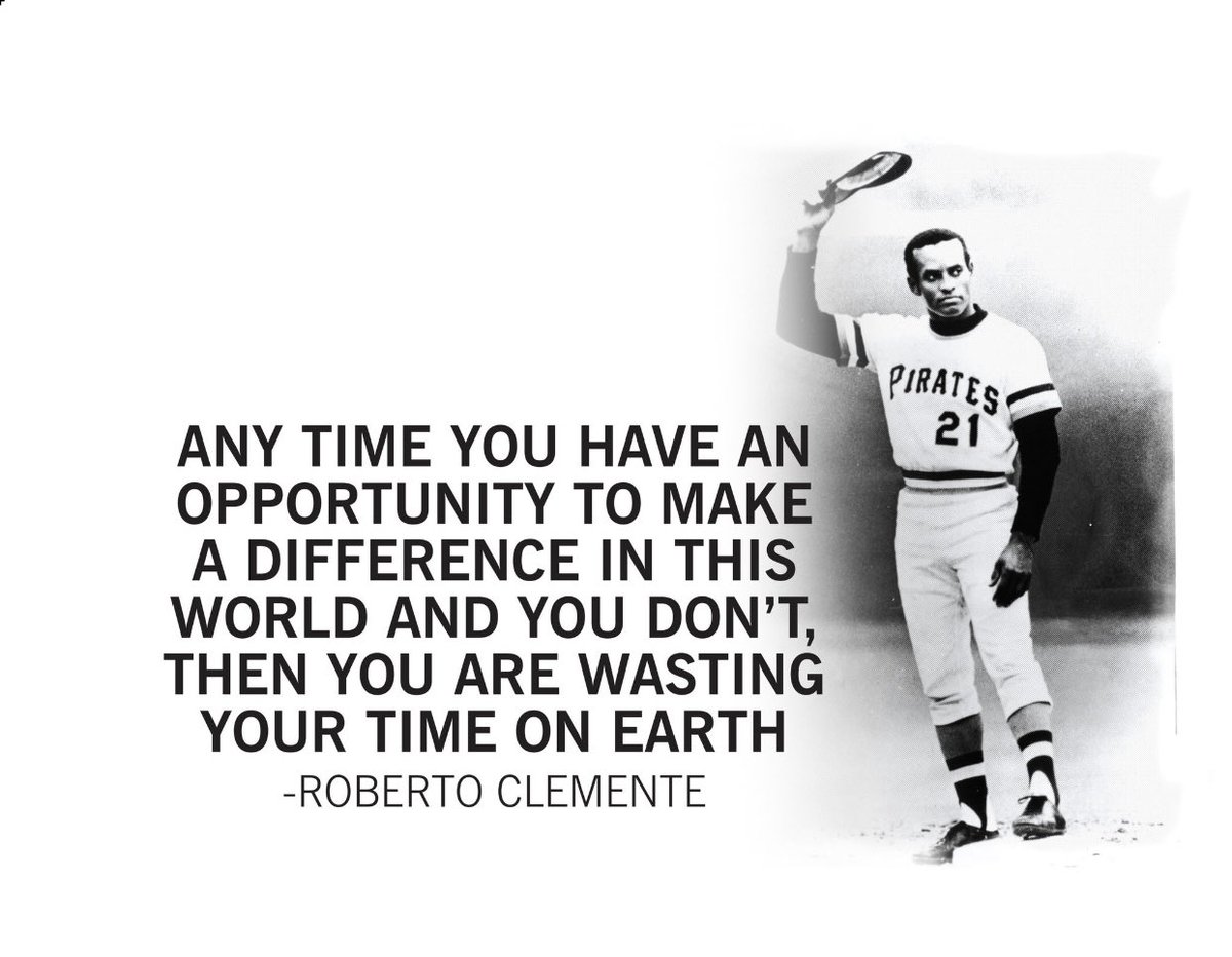 TheRealSangy35's tweet image. Today is #RobertoClementeDay. I honor my brother Roberto and the legacy he gifted to us. May God continue to bless his family. 🖤💛