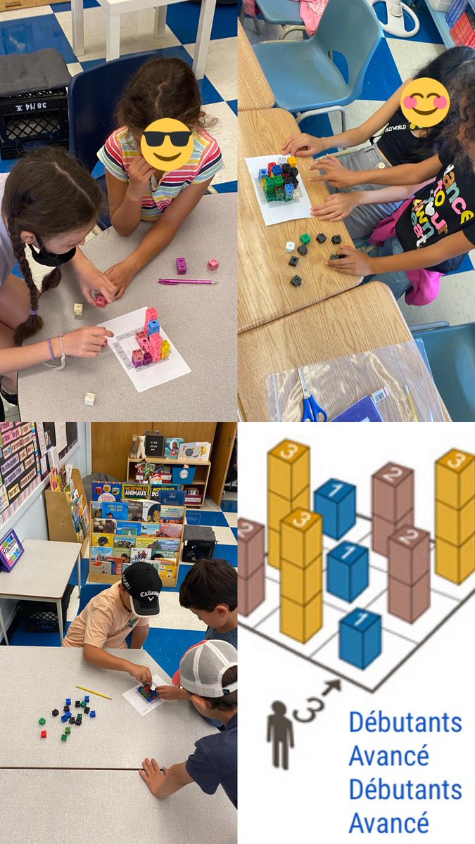 MlleMccormack00's tweet photo. Ss worked on communication, having a growth mindset &amp; teamwork while completing “les défis gratte-ciel”. After completing the math puzzle, Ss reflected on how their mistakes helped them in the task. @TDSB_STEM #first20daysofmath #growthmindset #tdsbfsl https://t.co/8Q7rNqIx8a