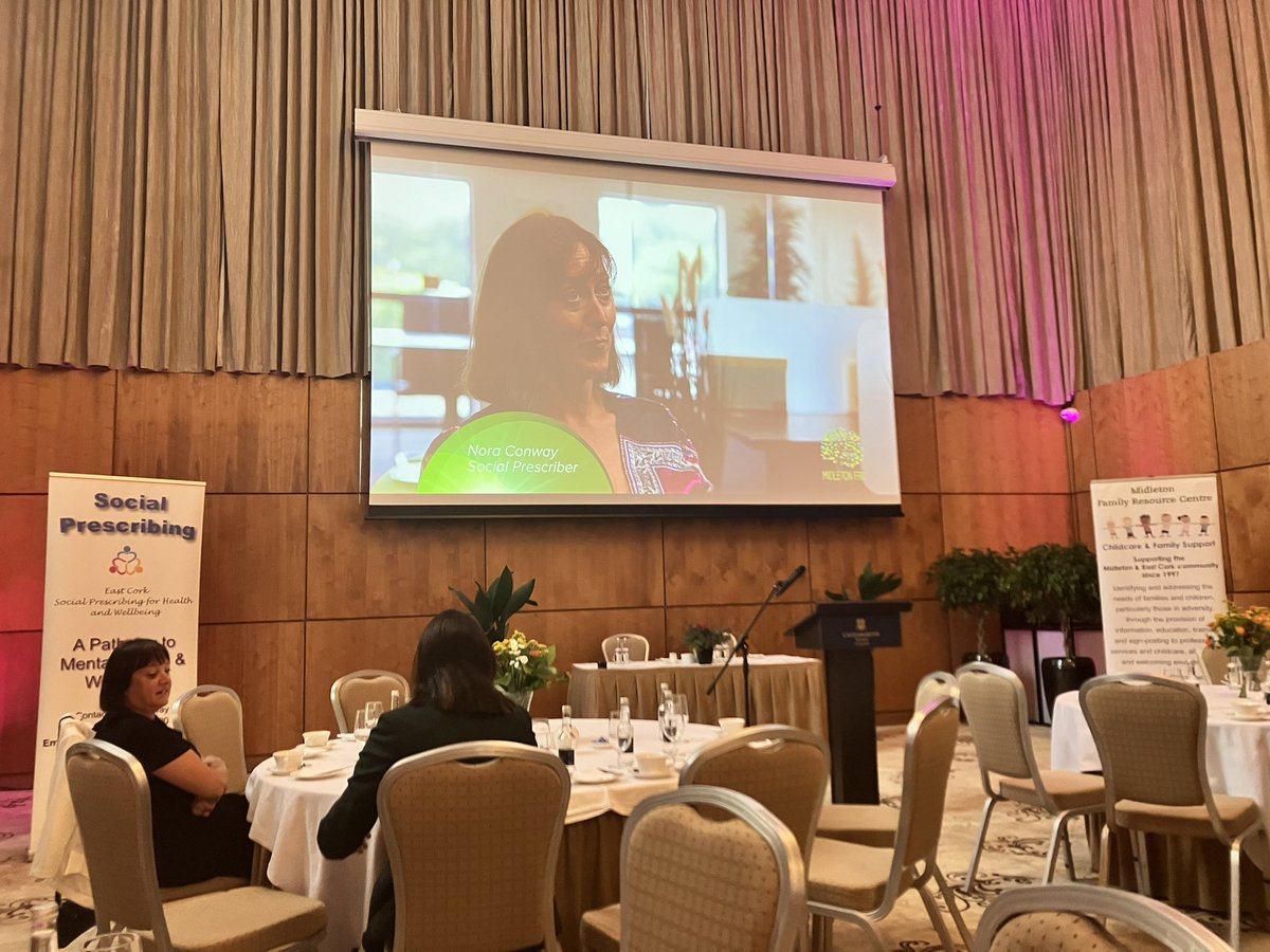 Delighted to be attending East Cork Social Prescribing for Health and Wellbeing event <a href="/CastlemartyrRes/">Castlemartyr Resort</a> <a href="/MidletonFRC/">CommunityForumFRC</a> #connectingcommunities #socialprescribing