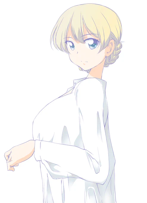 色着けた 