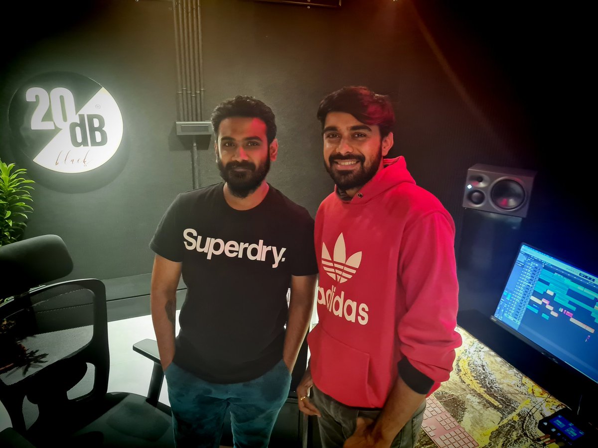 Anil_CJ's tweet photo. Fantastic time working with the Award Winning Mixing Enginner Mr. Balu Tangachan for my Songs. https://t.co/vKlOidaanE