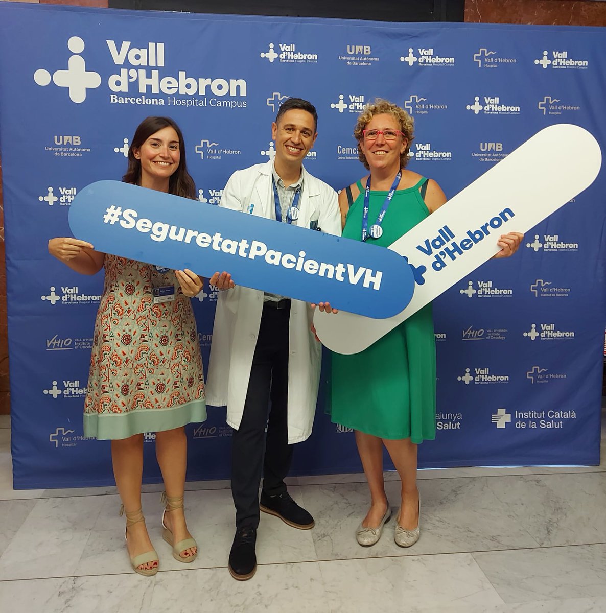 #worldpatientsafetyday
#seguretatpacientVH 
Més de 375professionals referents de seguretat celebrem el día internacional de la seguretat del pacient amb una jornada amb + de 450 inscrits. Parlem de l'experiencia de pacient i de la estandarizació en Bones pràctiques.
<a href="/vallhebron/">Vall d'Hebron</a>