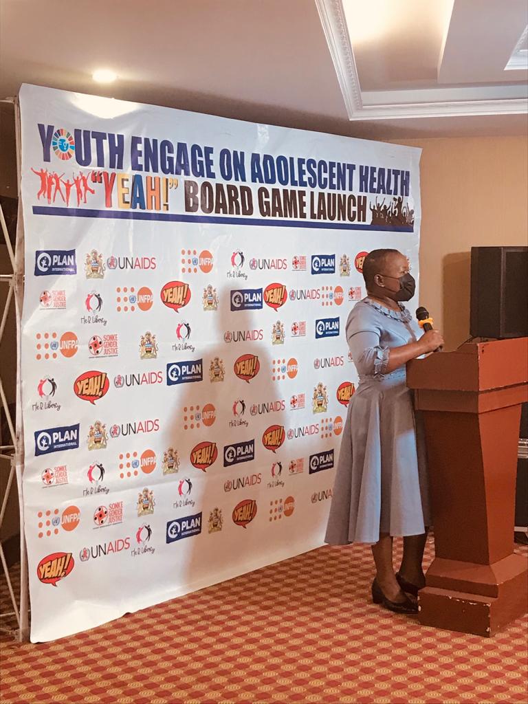 HeRLibertyOrg's tweet photo. The Guest of Honor, Chief of Health Services,Dr. Queen Dube- Ministry of Health Malawi officially launched the #YEAH Board game.

In her statement she said " the game is an exciting and a clever way of reaching out to the youth." https://t.co/YagguuPGj5