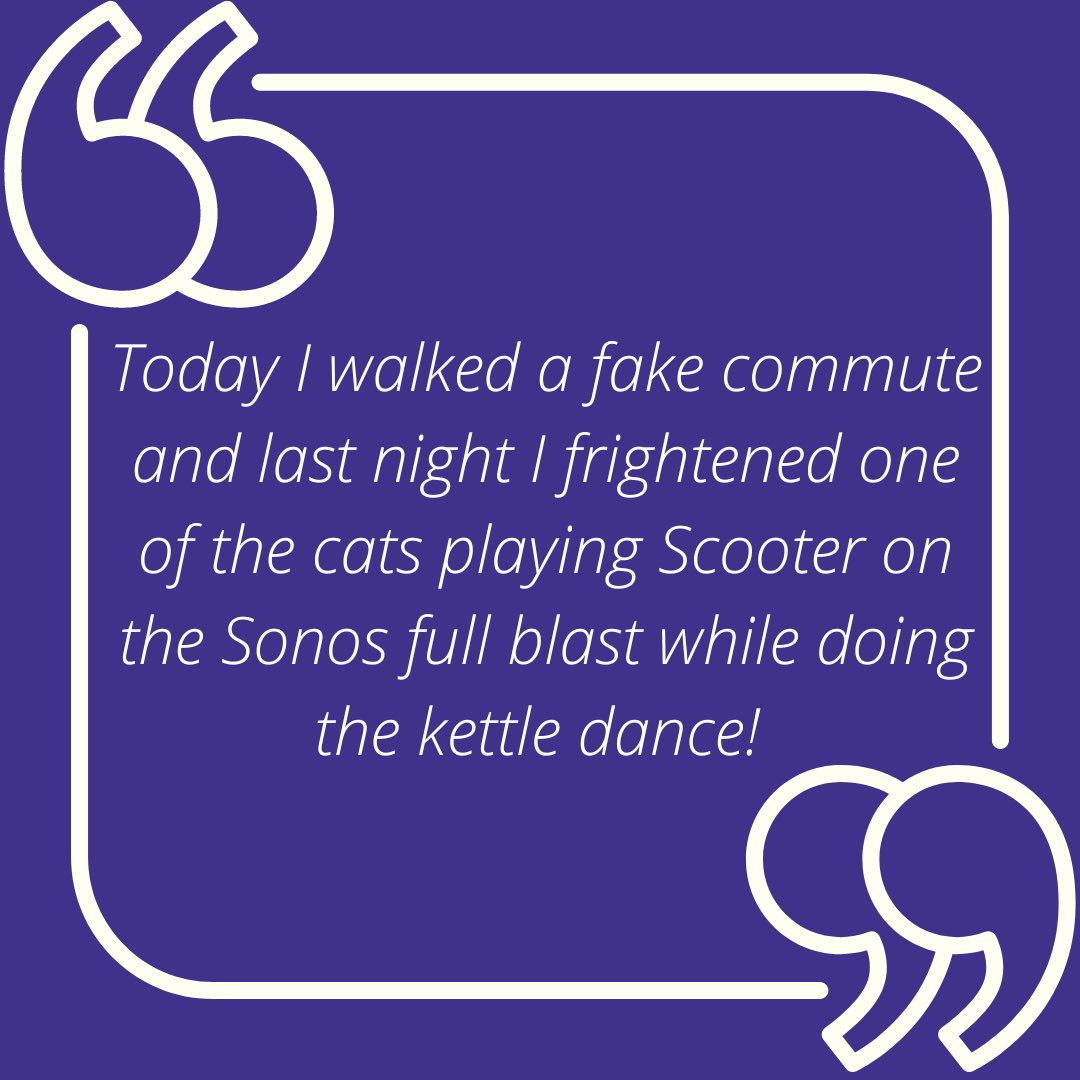StephenLunt's tweet photo. I think thats what you call #impact 💥 

I received this feedback last week, less than 24hrs after my workshop

Whilst I don’t condone frightening your cat (or playing scooter 🤣) I absolutely love a kettle dance!!! 🕺🏼

#MoveMore #MovementisMedicine #ActiveLives #ActiveWorkplaces https://t.co/V5cnIVcJHi