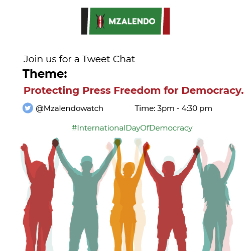 In observing this year's #InternationalDayOfDemocracy, we wish to invite you to a tweet on Protecting Press Freedom for Democracy. 
Engage us from 3pm using the tags #InternationalDayOfDemocracy and #DemocracyKE