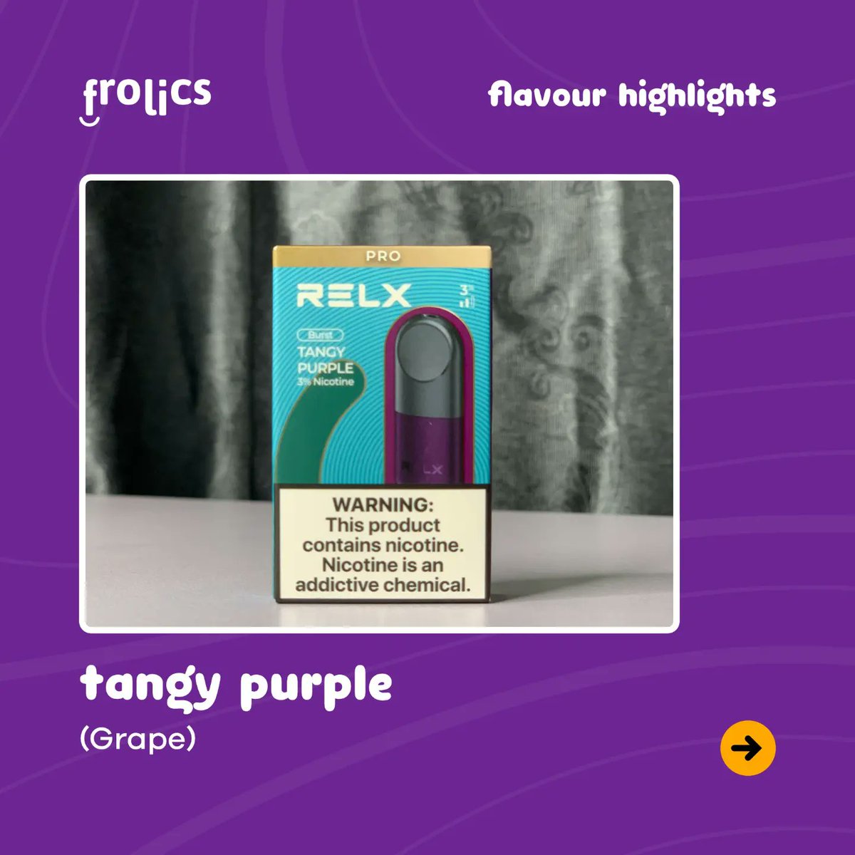 frolics_ng's tweet photo. Vape flavor Highlight for the week

Tangy Purple- Grape
Orchard Rounds- Peach
Sunny Sparkle- Fanta
Exotic Passion- Passion Fruit
 
 Here are some of the amazing vape flavors for the week. https://t.co/acJjwLF7M4