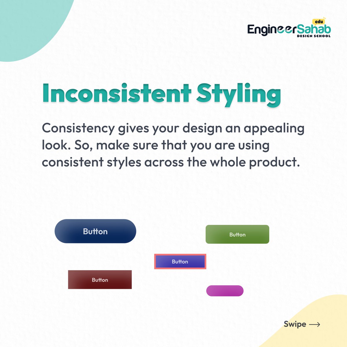 es_designschool's tweet photo. There are few mistakes that can ruin your UX design. So make sure you avoid them!
#designbooks #ux #uiux #uxmistakes #interfacedesign #ux #ui #uxdesign #uxlaws #uxdesig #userexperience #uxlife #dailyux #uiuxbootcamp #uiuxtraining #uiuxdesigninstitute #indore #indori #oye_indori https://t.co/jZyISCrvOZ