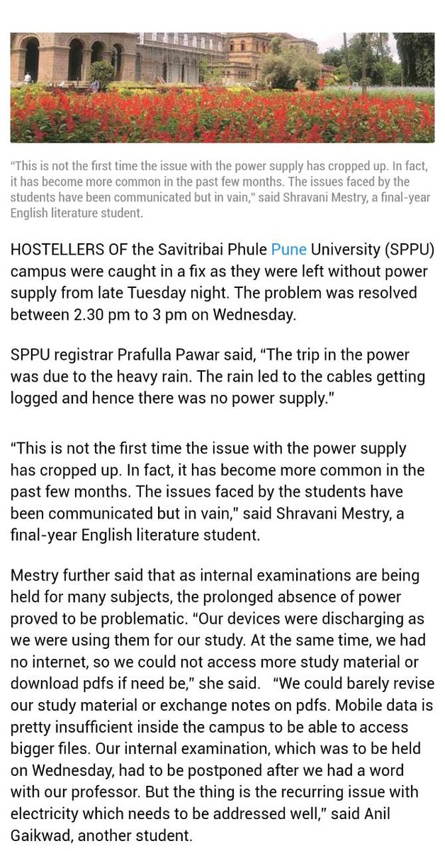 ABVP SPPU tweet media