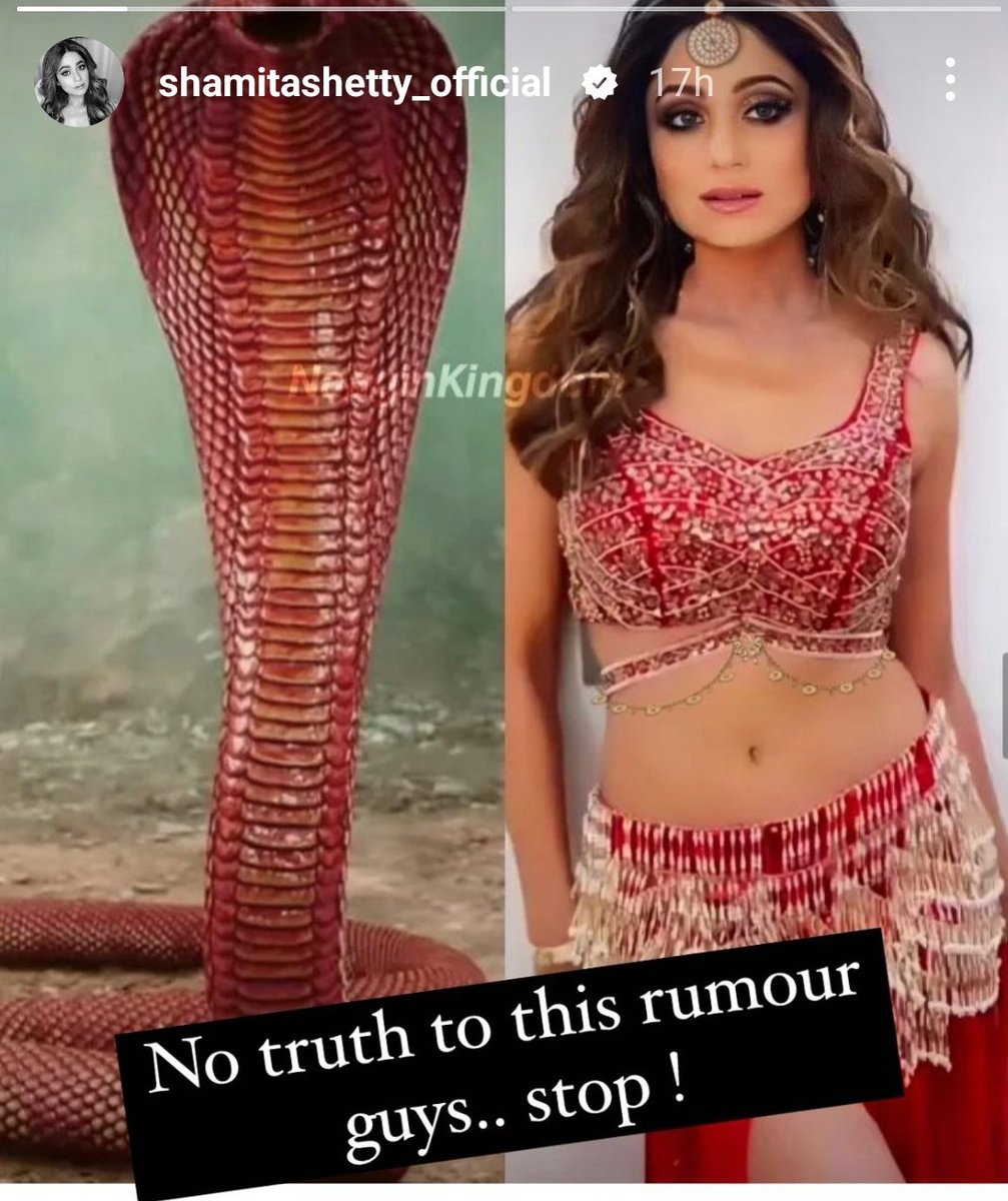 shining60803048's tweet photo. Thank God
#ShamitasTribe #ShamitaShetty @ShamitaShetty you can be a good #Angel if #Naagin6 has a character like #angel that will suit you but #Naagin  noooooo
She herself clarified she won't be a part of #Naagin6  .waisey bhi she can be #Angel #not at all #Naagin  types https://t.co/mrcDAOiVii