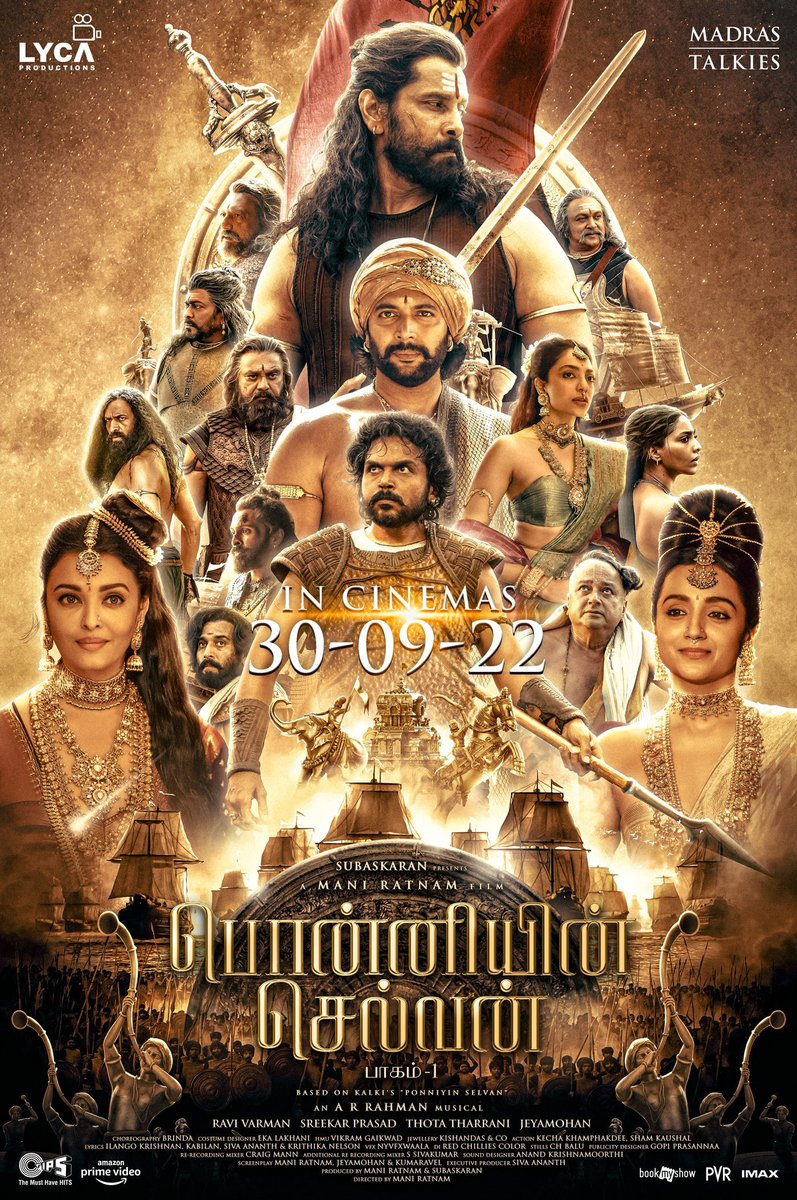 stephanmass's tweet photo. #Newposter 😍🔥
#PS1Trailer #PonniyinSelvan1 #ps1trailerlaunch #ManiRatnam #ChiyaanVikram #karthi_offl #JayamRavi #TrishaKrishnan #AishwaryaRaiBachchan https://t.co/5w5rrbPKMN
