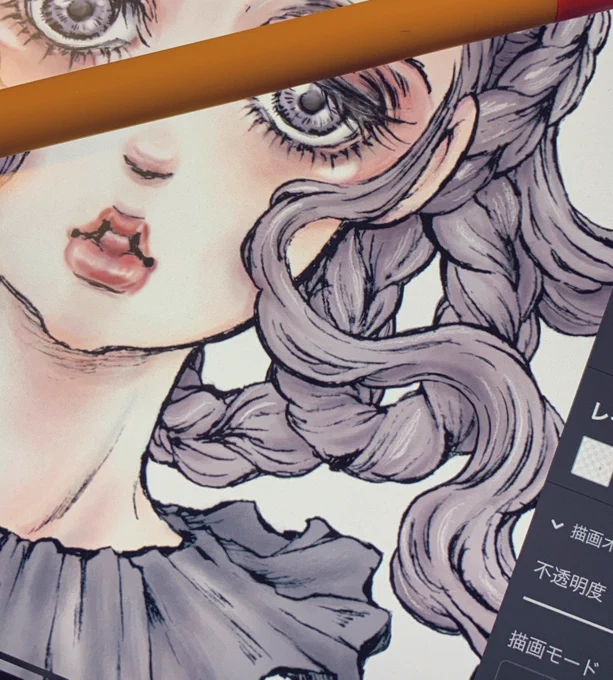 三つ編みが好き。 