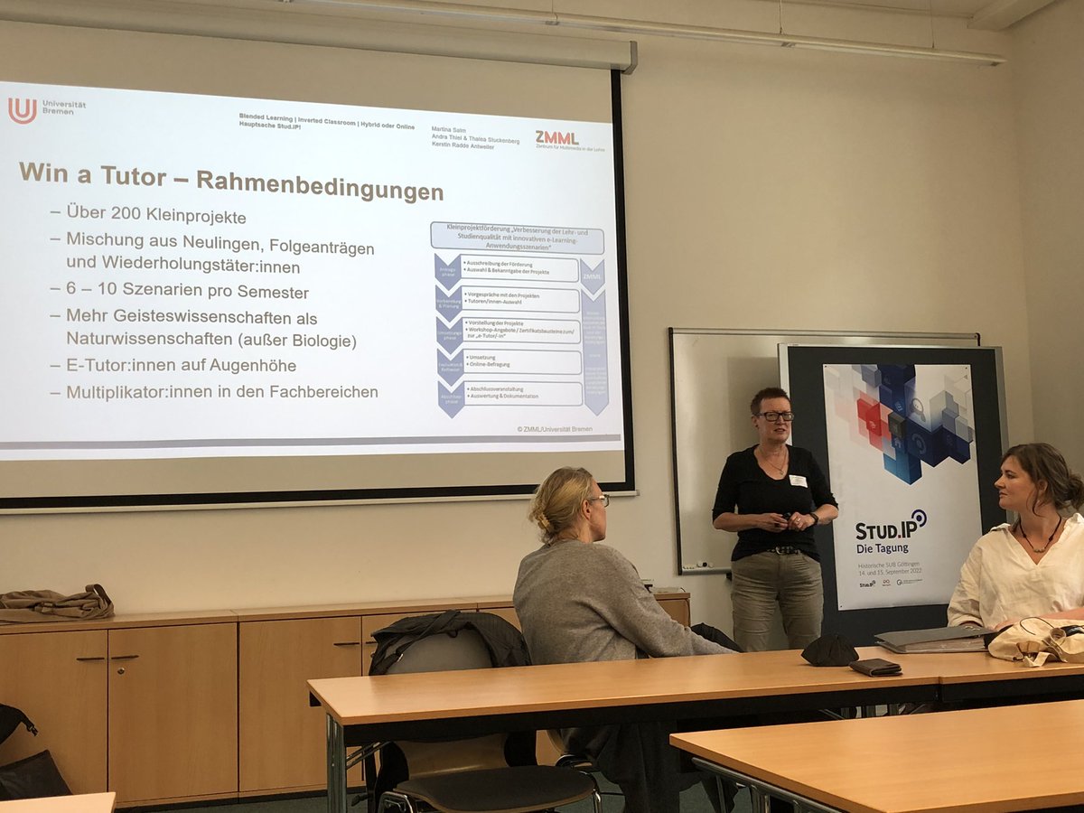 Krassmus's tweet photo. Winnetou steht zwar in der Kritik. Win-a-Tutor ist aber völlig unumstritten. #studip an der Uni Bremen. #studip22 https://t.co/buNt9SpH95