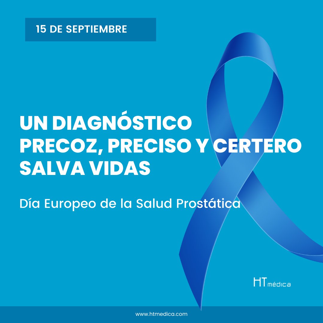 HTmedica's tweet photo. 💙¿Sabías que un diagnóstico a tiempo puede salvar vidas? Hoy se celebra #DíaEuropeoDeLaSaludProstática y en #HTMédica queremos recordar la importancia de realizarse pruebas médicas periódicas para cuidar de tu salud, gracias a un diagnóstico certero, preciso y precoz. #HTcontigo https://t.co/mMFmaaJF42