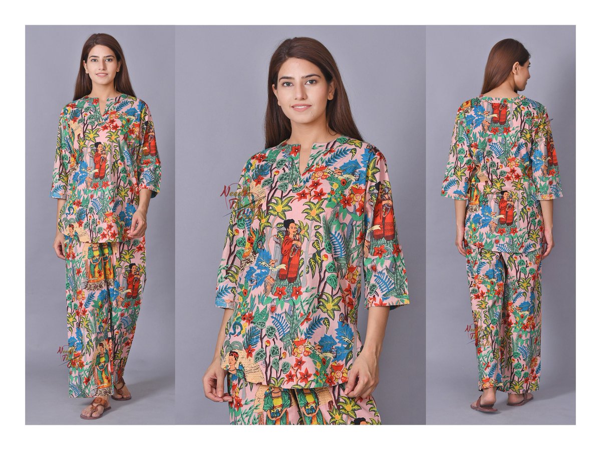 india_ntc's tweet photo. Arrival to my #etsy shop
https://t.co/OR20Y2UPQm

Indian soft Cotton Pajama Set, Long Pants With Pocket, available in S, M, L, XL, XXL sizes.

#fridaprint
#HandPrint
#Handmade
#Cottonpjset
#pjset
#nightsuit
#bridesmaid
#bridalgift
#longpant
#giftforher
#hergift
#pajama https://t.co/Z95uzfhIqg