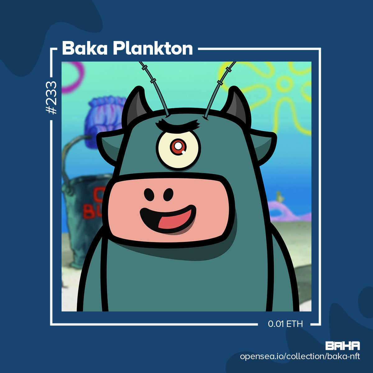 Well this stinks. Baka Plankton? 🐮

I went to... 
opensea.io/collection/bak…

#BakaNaman #cryptoartph #nftartph #nftmarketph #spongebob