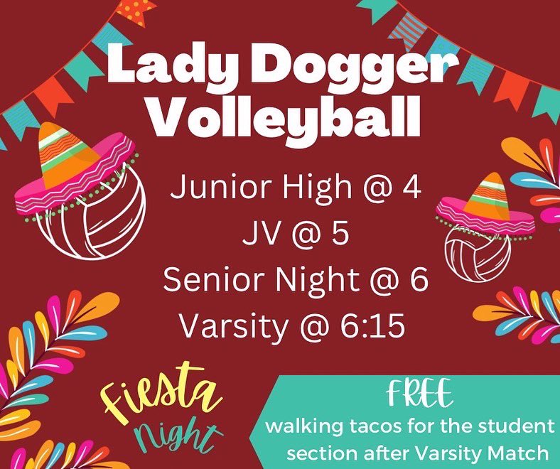 bbcoach55's tweet photo. 🏐🏐 Senior Night!!!! 🏐🏐JH, JV and Varsity 🏐🏐 tonight vs. Claremore Seq. Last Home HS game of the season. First JH game will start at 4:00, followed by JV and Varsity. Senior night will be in between the JV and Varsity game. Good luck ladies. #BulldoggerAthletics https://t.co/OWiu9eMRhq