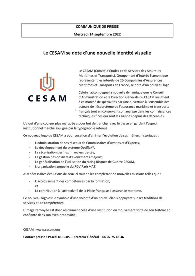 CESAMAT's tweet photo. 📢 Le CESAM se dote d’un nouveau logo ! https://t.co/awIMbhrQGM