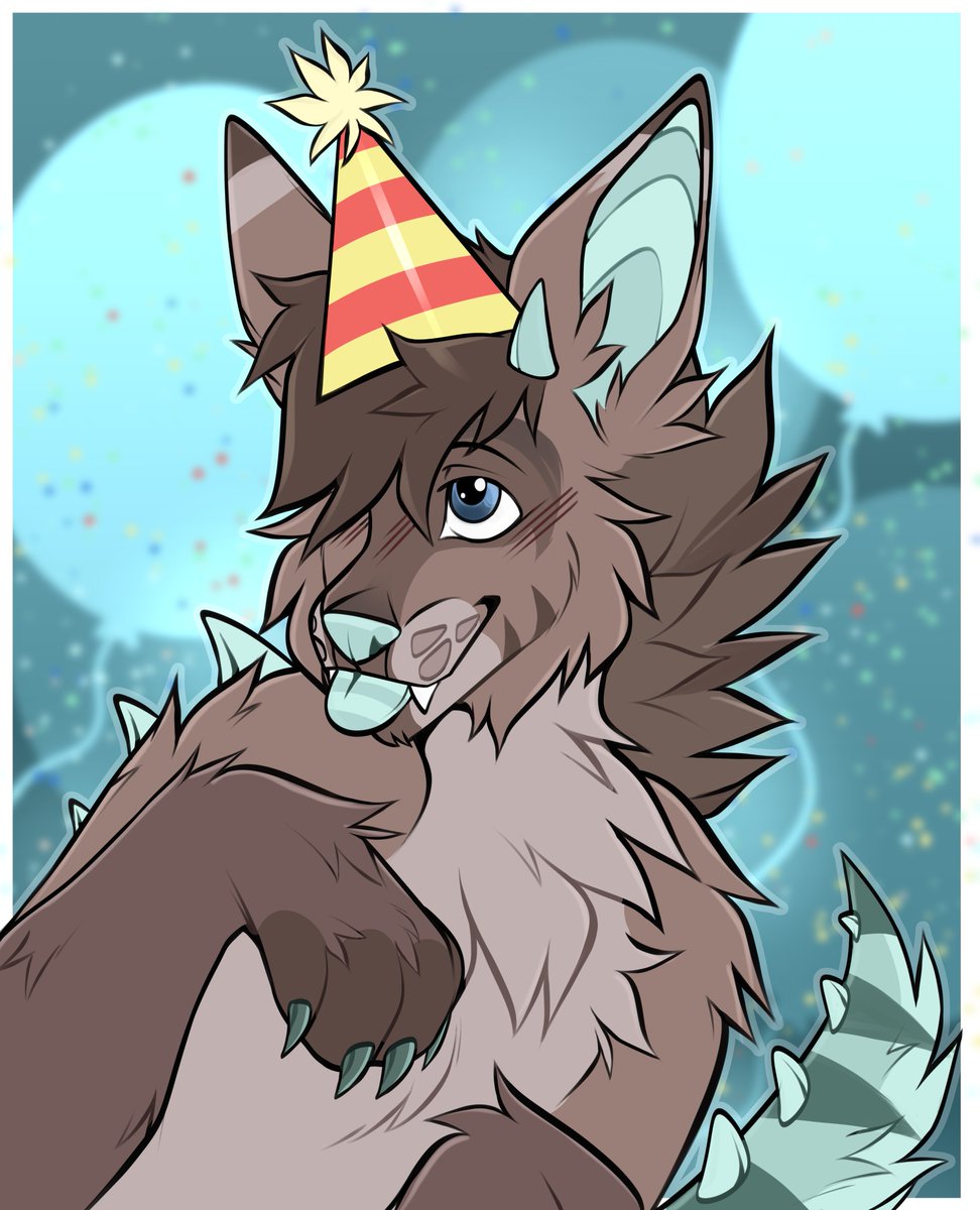 Birthday boy 🎂
Commission for <a href="/OceeWinter/">Winter❄️</a> !

#furry #furryart #commissionopen