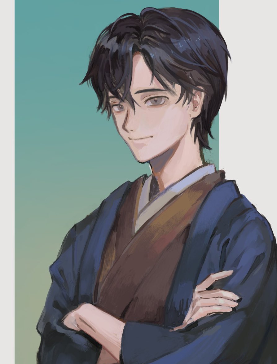 aribababanban's tweet photo. Kimono Ikemen #wip 
イケイケ https://t.co/BIRCY0Pmo3