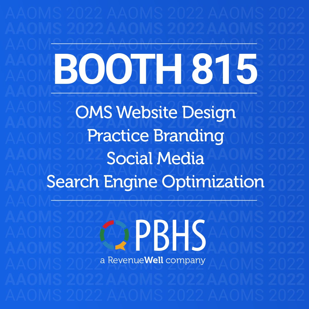 Good morning #AAOMS22! We’re excited to be joining <a href="/aaoms/">AAOMS - Oral and Maxillofacial Surgeons</a> for their 104th annual meeting in NOLA. ⚜️ We’ve been serving the oral surgery community for over 35 years, and we’re excited to continue to support the unique marketing needs of our specialty practices.