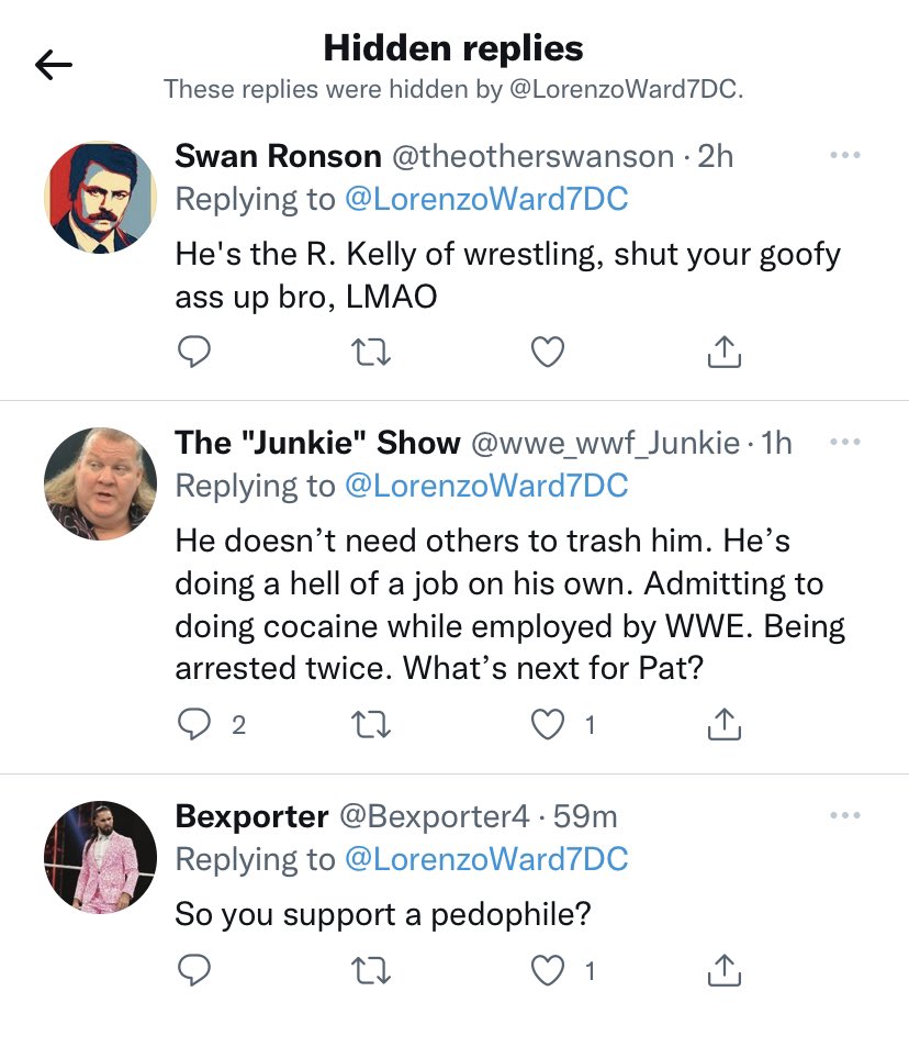 The "Junkie" Show on Twitter "LorenzoWard7DC Champ here hides