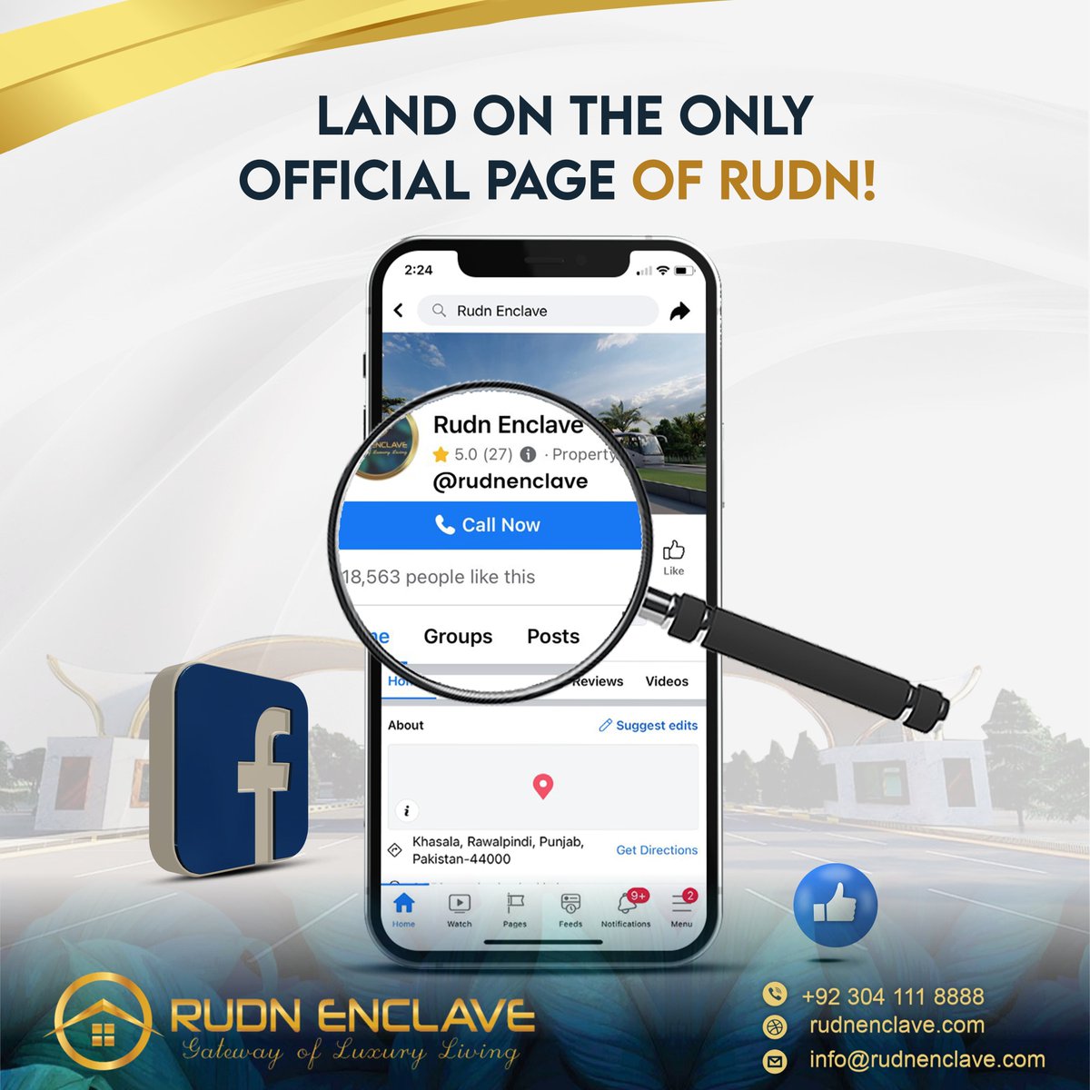 rudnofficial's tweet photo. Get the Authentic information about development, payment plans, and to connect with us digitally through the only official social media page of RUDN Enclave mentioned in the link below
https://t.co/0cQeA05pTY

#rudnenclave #facebook #shahidafridi #shahbazgill #presidentputin https://t.co/Tk6JMJRry8