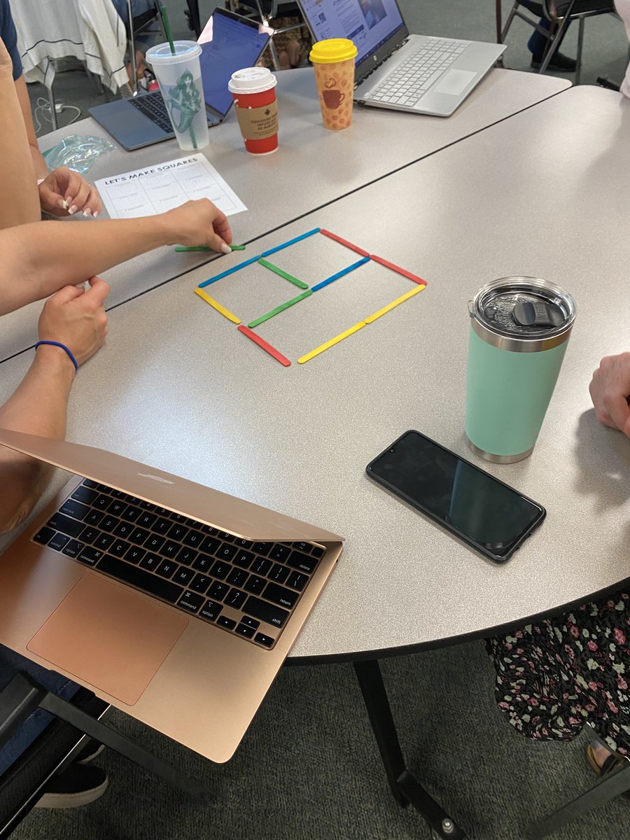 HDSBMath's tweet photo. We had so much fun "Making Squares" with our SPD IRTs yesterday! @mathequalslove #HDSBSharesMath https://t.co/Rk48GIHnFx