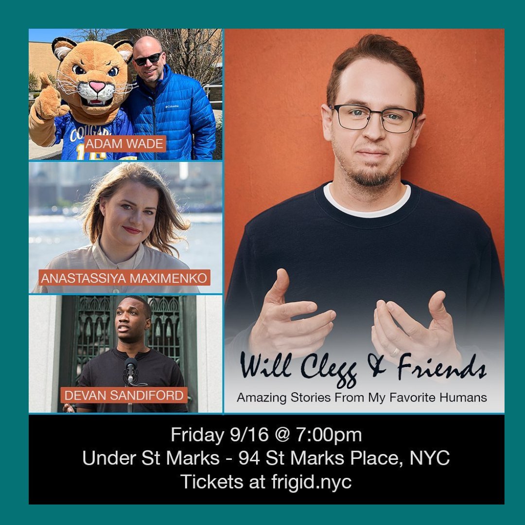 FRIGIDNewYork's tweet photo. Tomorrow @ Frigid: We have Hottie Bop, a
variety show, and storytelling from Will Clegg and
Friends!!! Tickets at https://t.co/UiCbJ6MRFm! See you at the theater. https://t.co/K6ie7SREPq